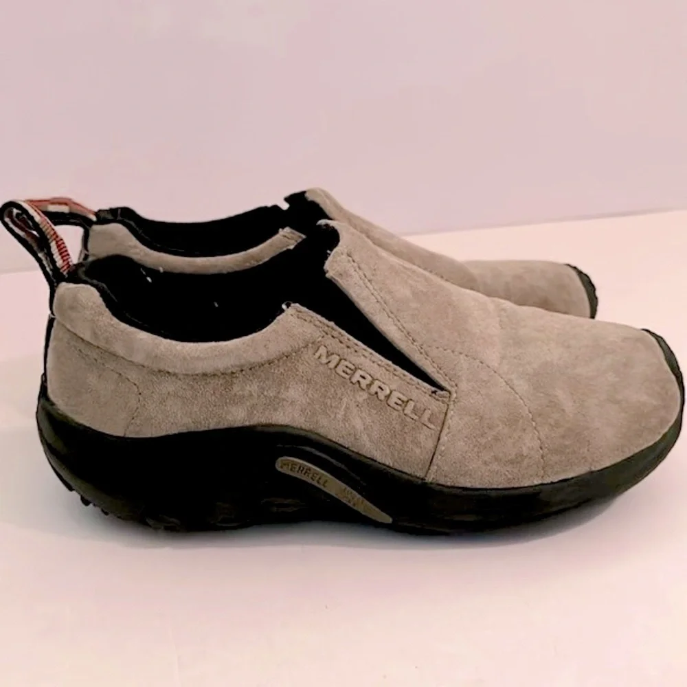Merrell Jungle Moc, Suede, Grip and Shock Absorbing, EUC, sz 6.5